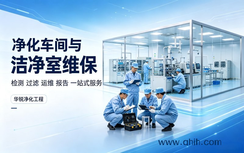 成都洁净厂房无尘车间净化系统维保公司哪家好